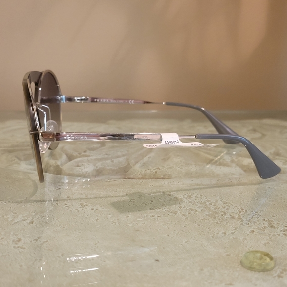 Prada SPR65T Sunglasses Modified Aviator Round Catwalk MA#1 - Picture 15 of 16